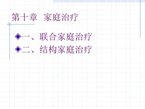 10家庭治疗模式