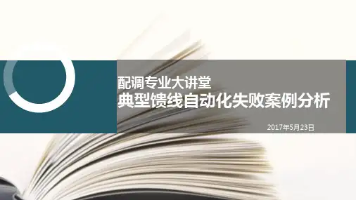 典型馈线自动化失败案例分析