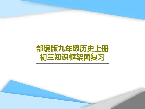 部编版九年级历史上册初三知识框架图复习共28页文档