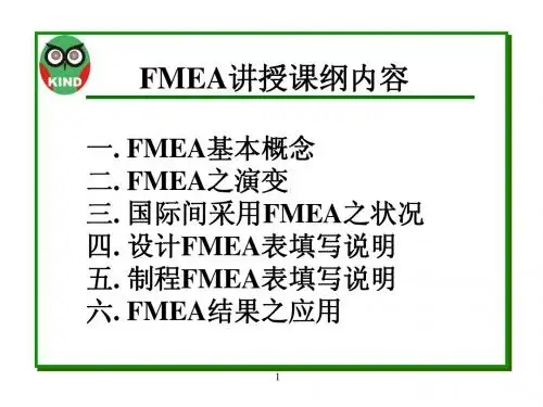 FMEA潜在失效模式及後果分析(第三版)sim