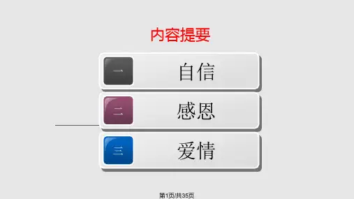 中职生心理健康教育PPT课件