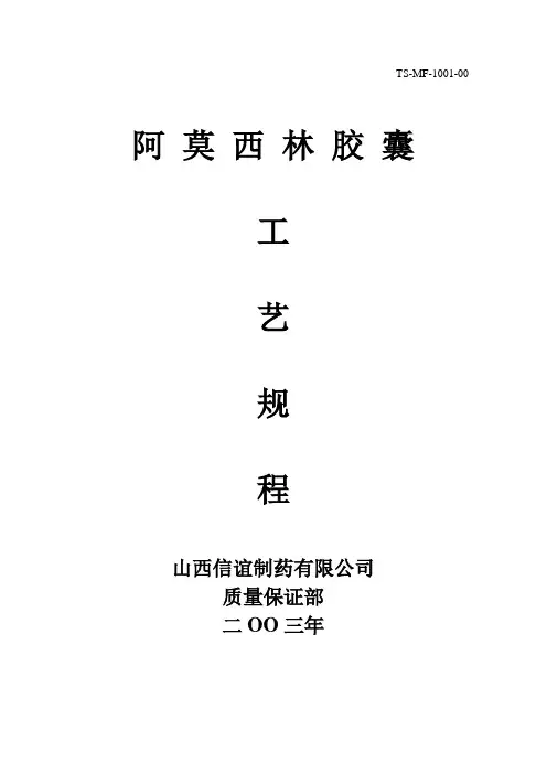 01.0.25g阿莫西林工艺流程(一)
