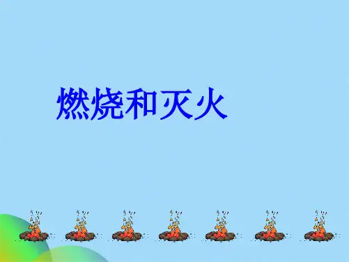 人教版化学九级上71《燃烧和灭火》课件(共23张PPT)