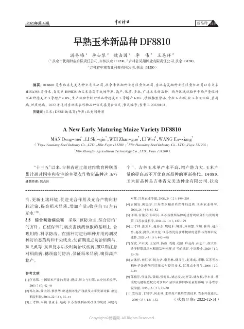211170903_早熟玉米新品种DF8810