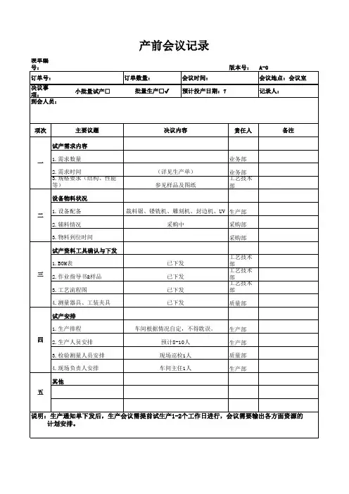产前会议记录-2