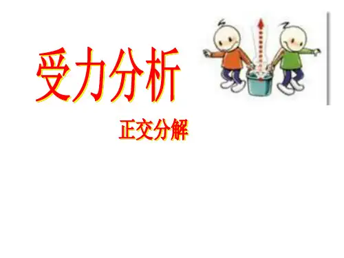 受力分析 正交分解法