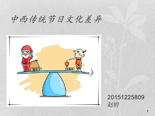 中西方传统节日文化差异PPT课件