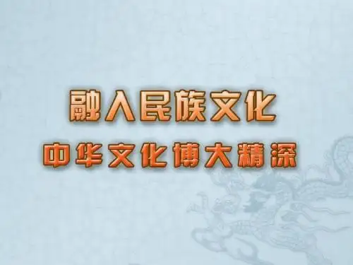 九年级政治全册 第一单元 第2课第1框 中华文化博大精深课件 苏教版