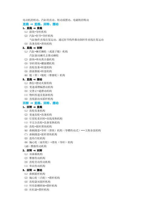 运动转换机构
