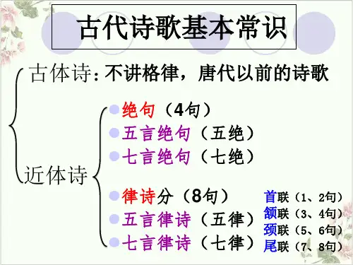 部编七年级语文上册第一第四课《古代诗歌四首》pptPPT