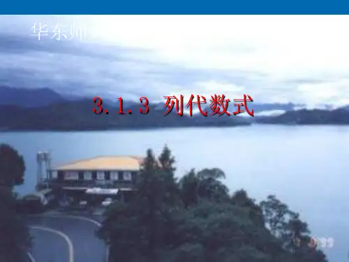 华东师大版七年级上册数学3.列代数式课件