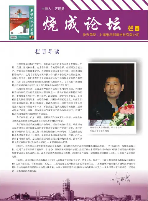 常见问题熟料的岩相特征分析