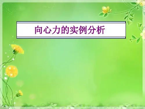 【课件】A3-1演示文稿制作：向心力的实例分析
