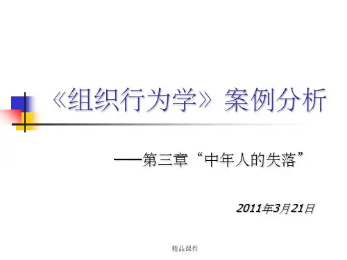 组织行为学案例分析