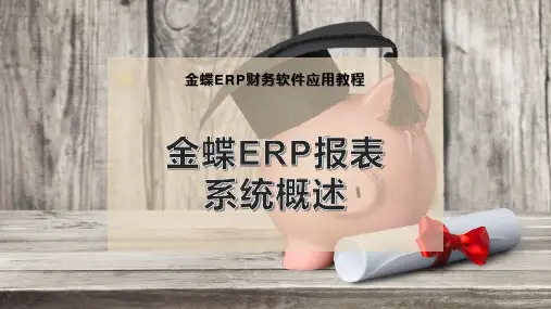 金蝶ERP报表系统概述