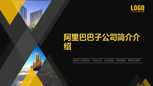 阿里巴巴子公司简介介绍PPT课件