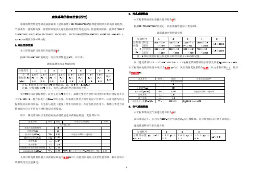 建筑幕墙的物理性能(四性)