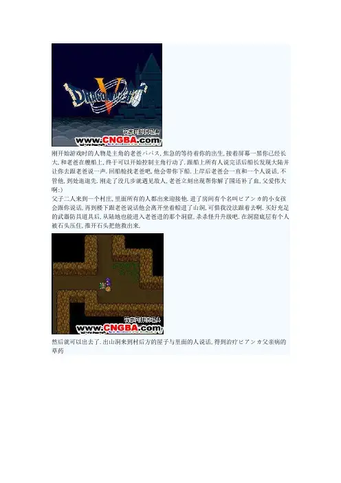 SFC《勇者斗恶龙5》图文攻略