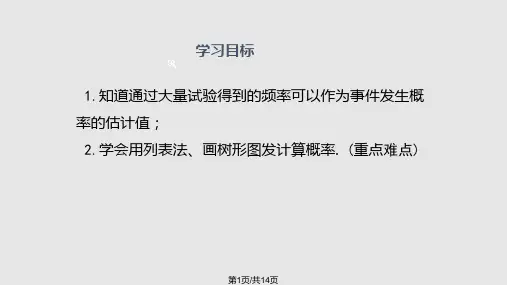 频率与概率PPT课件