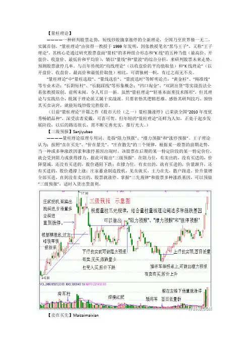 量柱擒涨停笔记总结