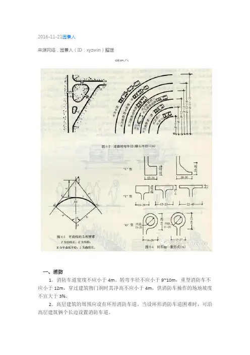 道路尺寸大全2016