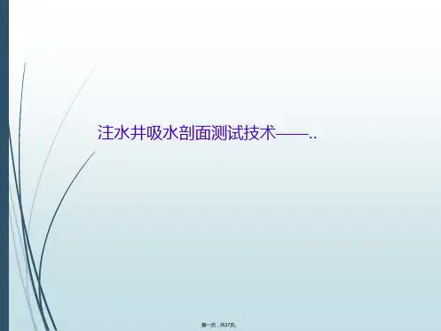 注水井吸水剖面测试技术——..