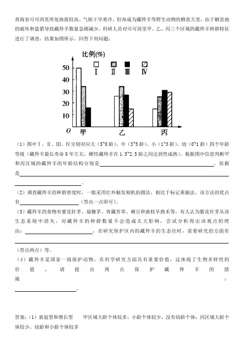 2024年高考倒计时每日一题生物推荐题 倒计时34天附答案