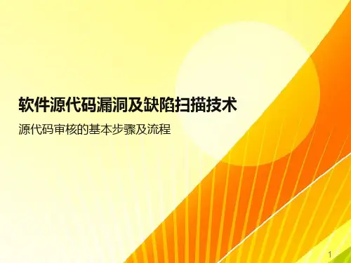 源代码审核的基本步骤及流程_一边编码,一边测试