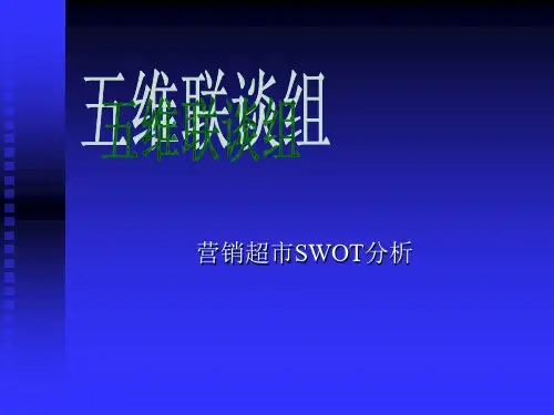 营销超市SWOT分析