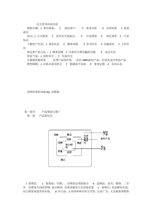 营销培训快译通diy实操版