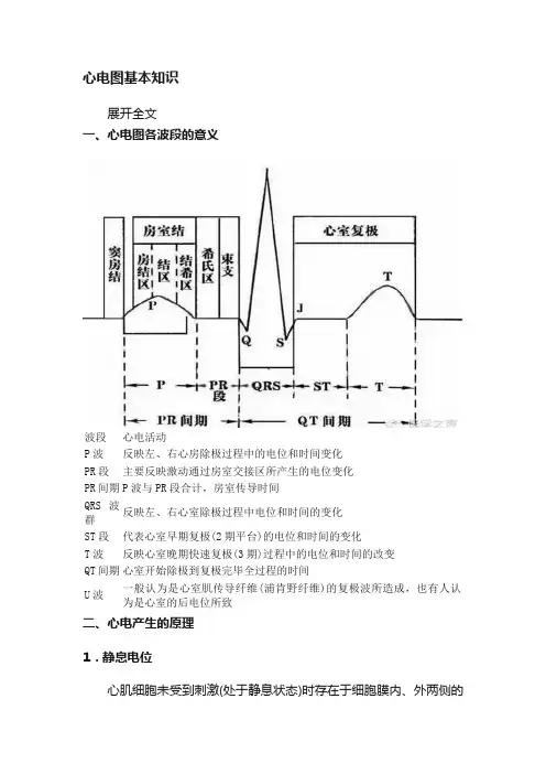 心电图基本知识
