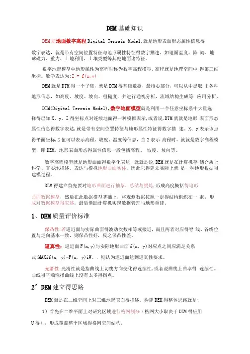 DEM基础知识整理