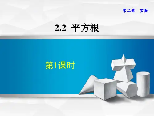 北师大版八年级数学上册 (平方根)实数教学课件(第1课时)