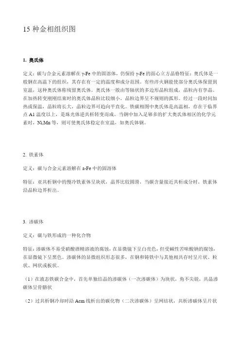 金相组织图 -