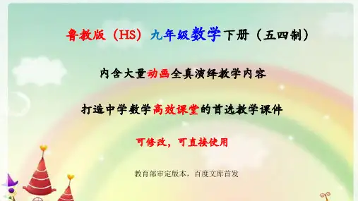 鲁教版数学(五四制)九年级下册全册课件【完整版】