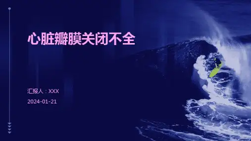 心脏瓣膜关闭不全演示课件