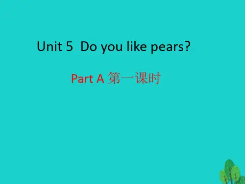 人教PEP版三年级英语下册Unit5全课件ppt
