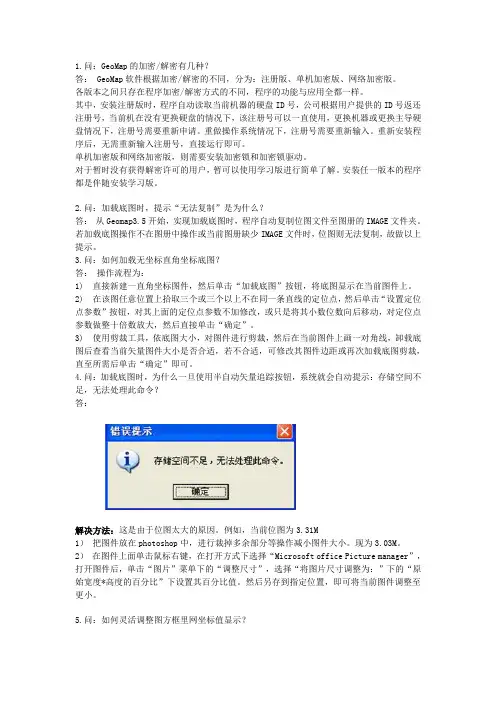 GeoMap制图操作