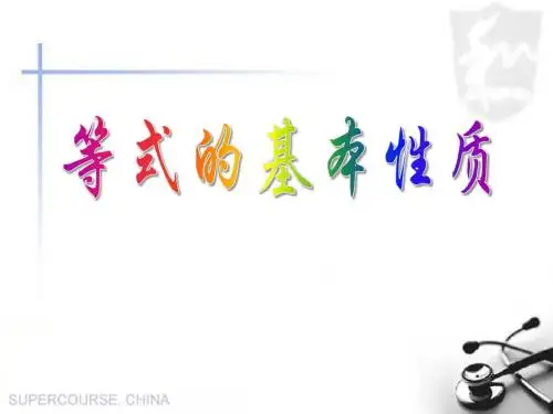 《等式的基本性质》PPT课件4