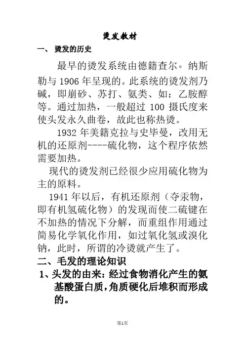 圣薇娜烫发教材