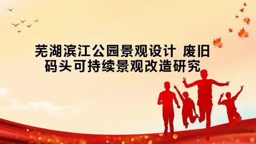 芜湖滨江公园景观设计 废旧码头可持续景观改造研究
