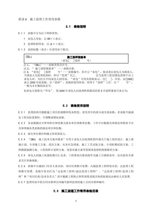 SL288_-2014  规范表格