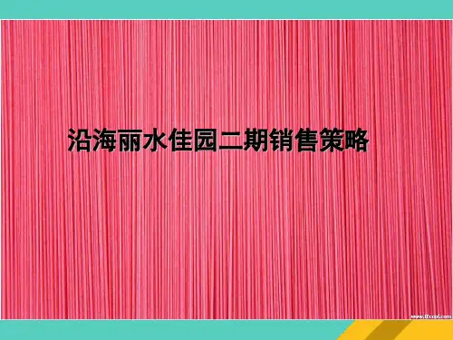 某楼盘二期销售策略(ppt 53页)