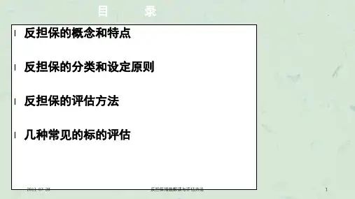 反担保措施解读与评估方法