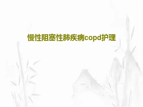 慢性阻塞性肺疾病copd护理共36页PPT