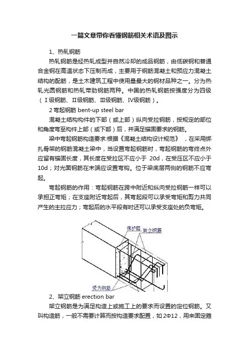 一篇文章带你看懂钢筋相关术语及图示