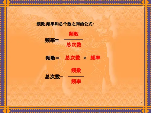 频数与频率课堂PPT(1).ppt