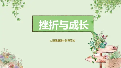 挫折与成长PPT课件