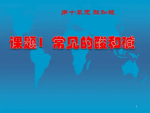 【常见的酸和碱-PPT】