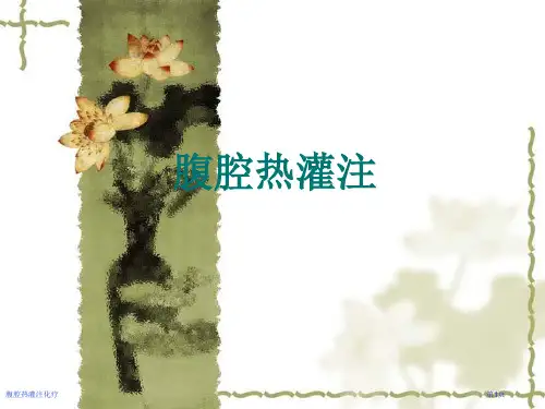 腹腔热灌注化疗